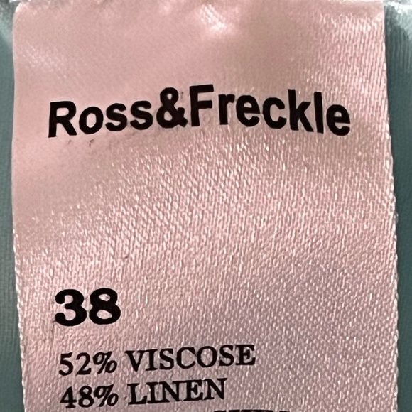 Ross & Freckle Men’s Linen Blend Pants - Size 38x32 - Picture 4 of 4